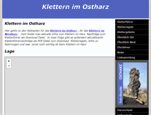 Tablet Screenshot of ostharz.info